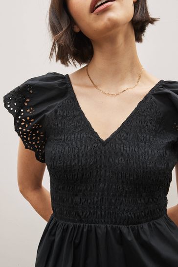 Gap flutter sleeve dress clearance