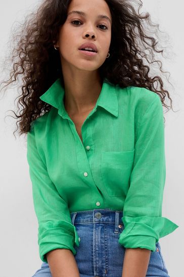 Gap linen blouses store