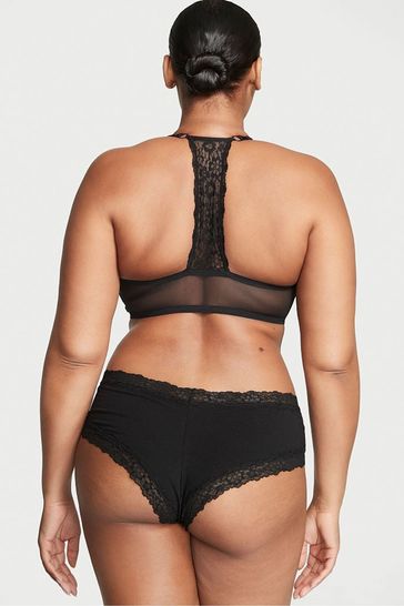 Black lace cheap panties plus size