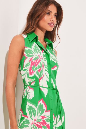 Collarless cheap sleeveless dress