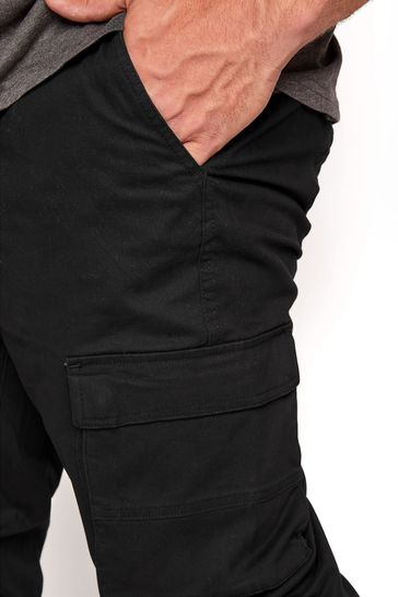 Big and tall outlet black cargo pants