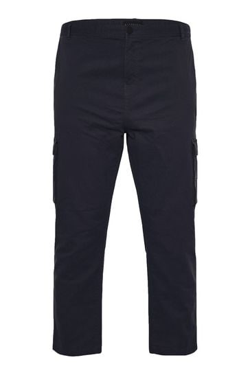 Mens black cargo pants big and tall hot sale