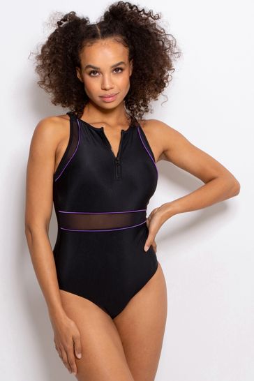Pour moi high neck outlet swimsuit