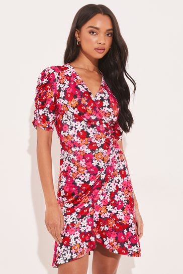 Lipsy red outlet floral dress
