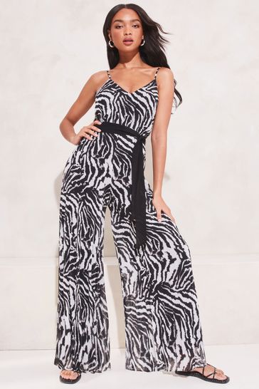 Lipsy leopard 2025 print jumpsuit