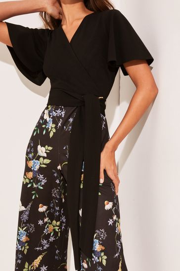 Lipsy wrap culotte jumpsuit shop