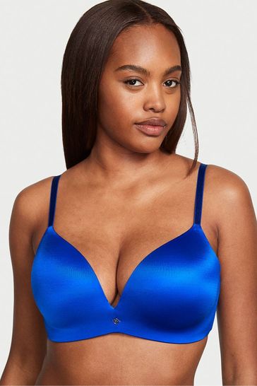 Buy Victoria's Secret Blue Oar Smooth Non Wired Push Up Bra from