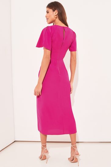 Lipsy pink bodycon dress top
