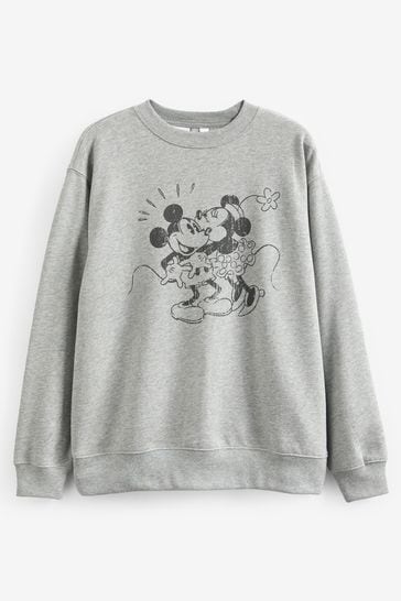 Gap Grey Disney Mickey Mouse Graphic Sweatshirt