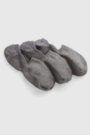 Gap Grey No-Show Socks 3-Pack