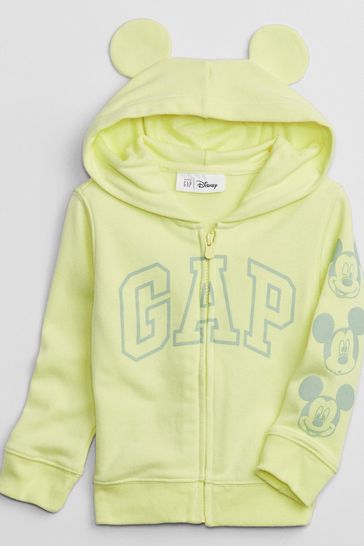 Mickey mouse zip up hoodie toddler discount