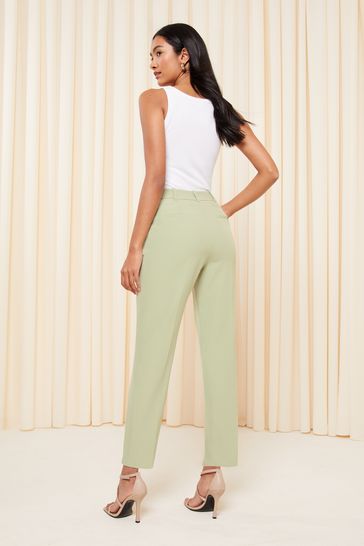 Buy Friends Like These Sage Green Tailored Ankle Grazer Trousers