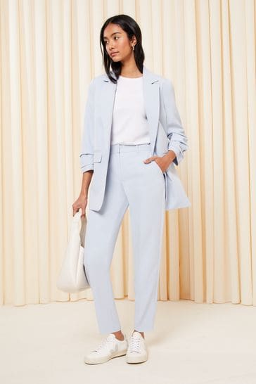 Cobalt blue cigarette trousers store