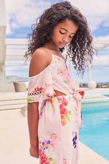 Lipsy cold shoulder jumpsuit store