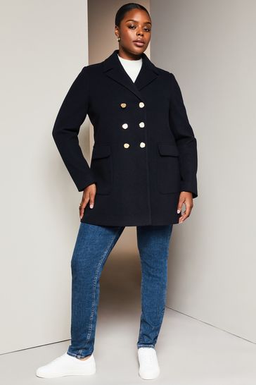 Lipsy navy new arrivals coat