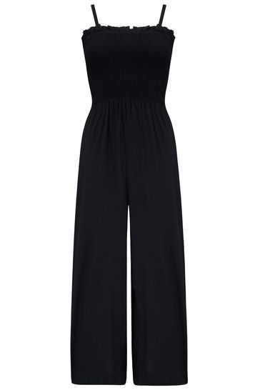 Black overall dress womens hot sale