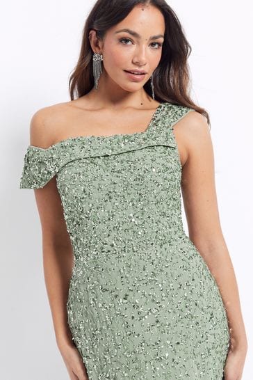 All over embellished dress outlet