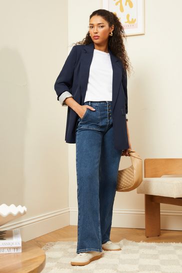 Blazer with striped lining 2025