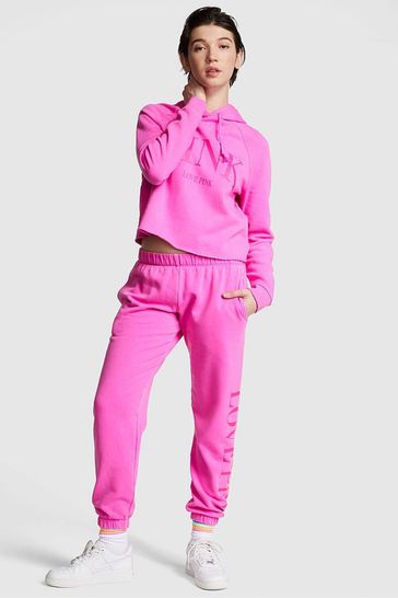 Victoria's secret pink fur lined hoodie best sale