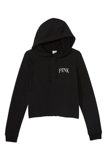 Victoria secret pink black and white hoodie outlet