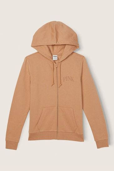 Buy Victoria s Secret PINK Golden Nude Fleece ZipUp Everyday