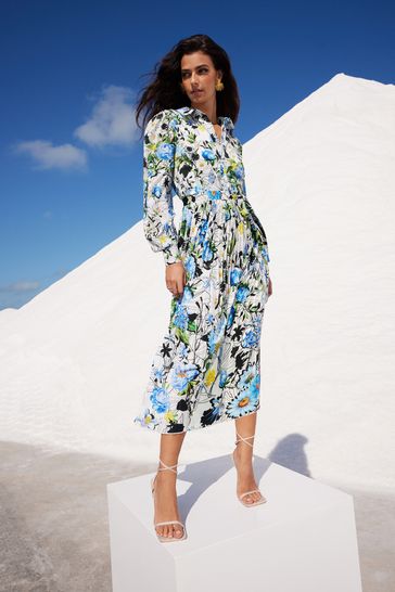 Lipsy floral shirt dress 2025