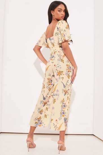 Lipsy floral cheap wide leg jumpsuit