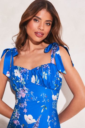 Blue floral sale lipsy dress