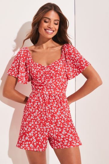 Red hotsell playsuit australia