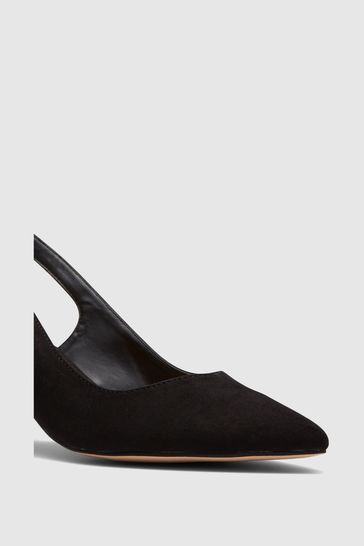 Black and cream court hot sale shoes