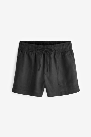Buy Gap Black High Rise Pull On Utility Shorts from Next Germany