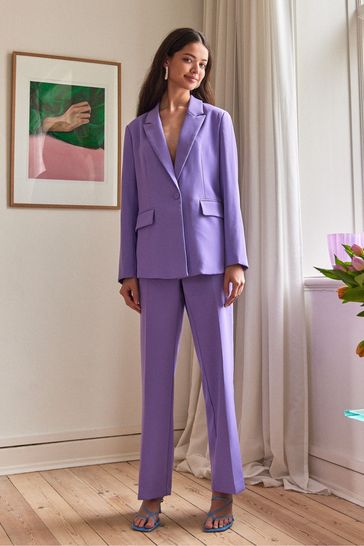 Y.A.S Lilac Long Sleeve Tailored Blazer