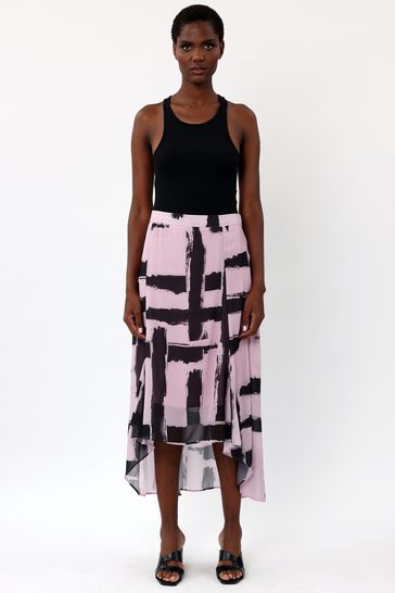High low hot sale midi skirt