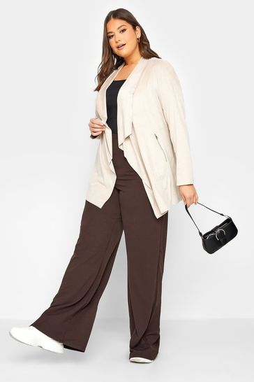 Ivory waterfall outlet jacket