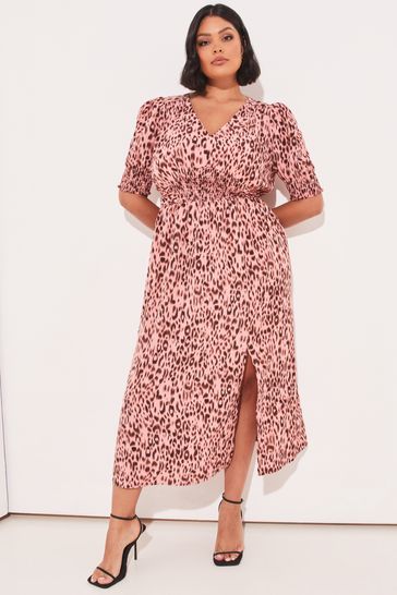 Next pink leopard hotsell print dress