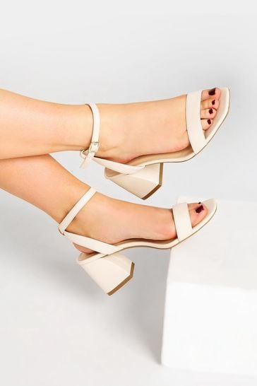 Mid block heel sandals wide fit discount