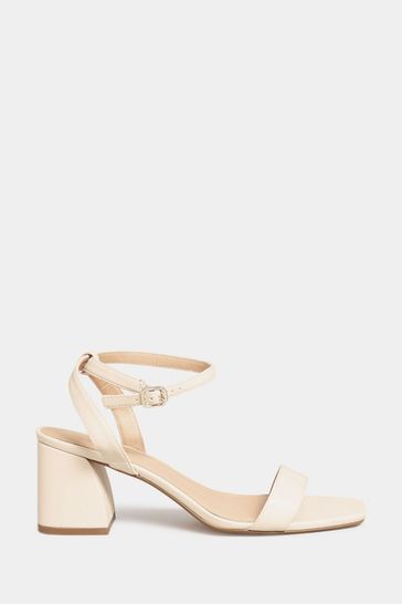 Buy Yours Curve Nude Extra Wide Fit Extra Wide Fit Mid Block Heel