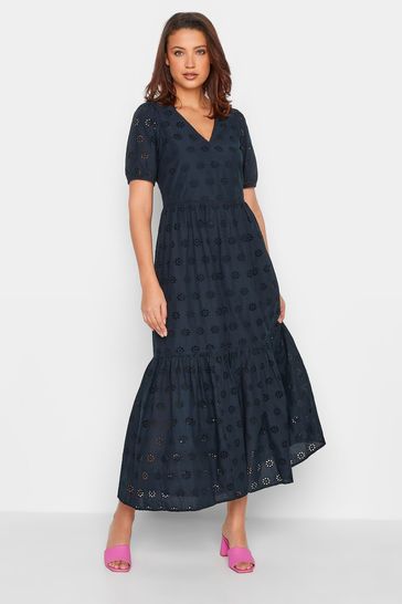 Next navy broderie best sale dress