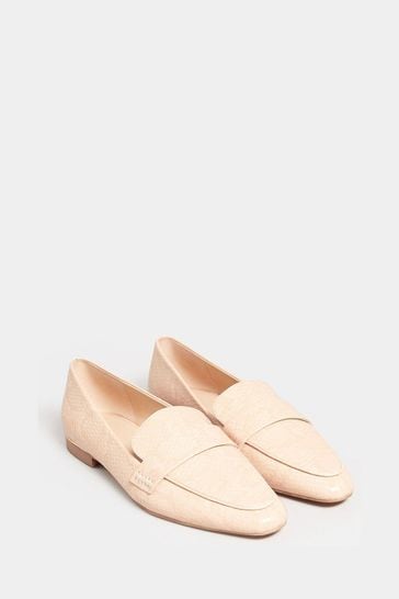 Buy Long Tall Sally Nude Loafer Metal Heel Detail from Next Austria