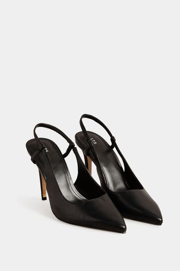 Ladies black sling back shoes cheap