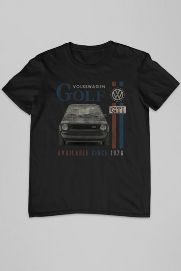 Buy All Every Black Volkswagen Golf GTI Racing Distressed Men s
