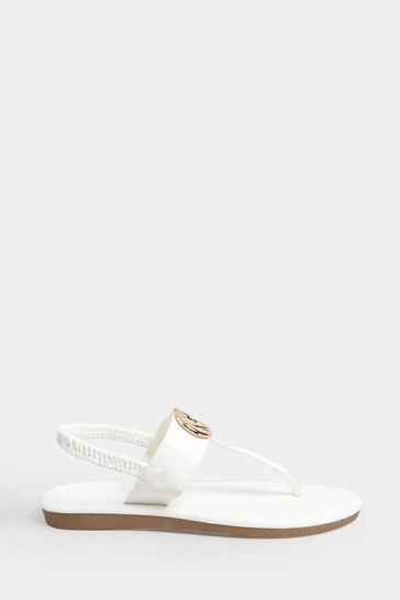 Buy Yours Curve Extra-Wide Fit Double Ring Toe Post Sandal from Next  Luxembourg