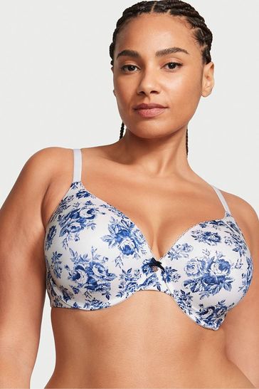 Victoria's Secret Coconut White Floral Lightly Lined Full Cup Bra