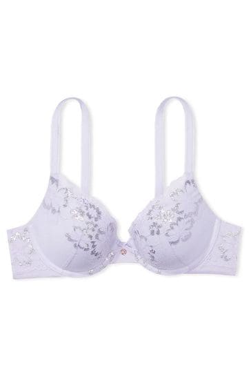 Buy Victoria's Secret Valiant Purple Floral Lightly Lined Full Cup Bra from  Next Hungary
