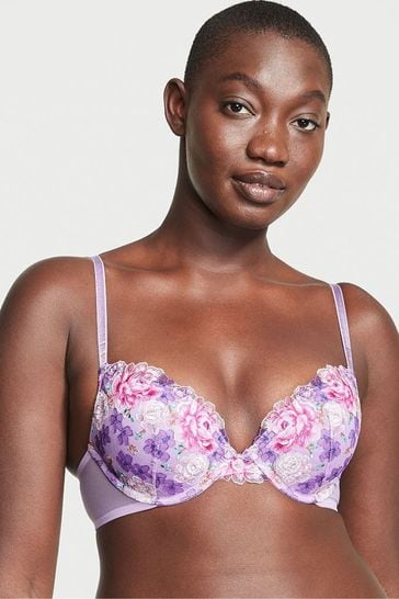 Buy Victoria's Secret Jasmine Purple Embroidered Push Up Bra from Next  Belgium