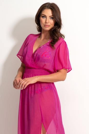 Short shop chiffon wrap