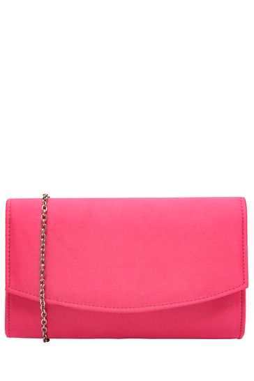 pink clutch bag