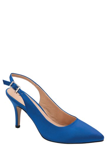 Blue slingback shop