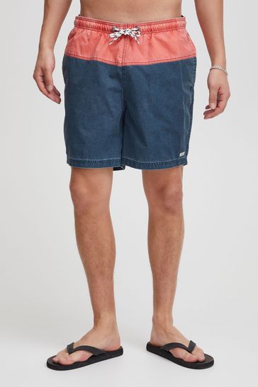 Buy Blend Blue Red Retro 2 Colour Swimming Shorts from Next India