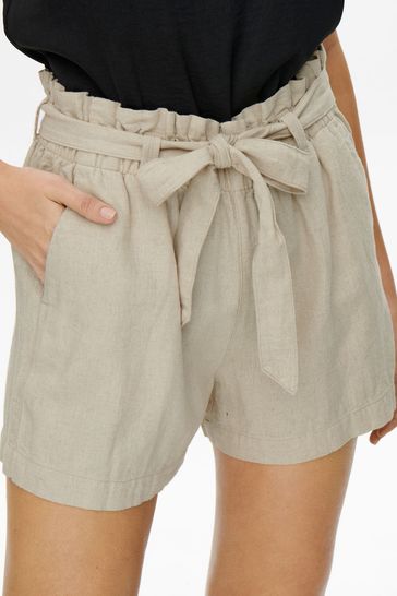 High waisted shorts with tie online